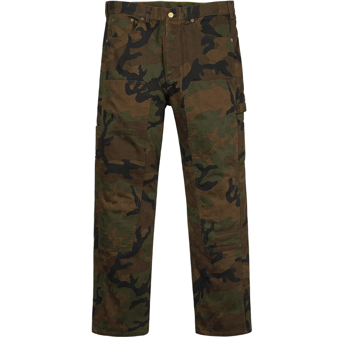 Louis Vuitton/Supreme Jacquard Denim Carpenter Pant